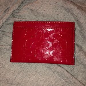 Coach card holder